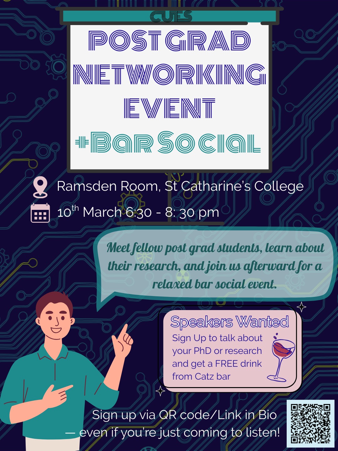Postgrad Networking Event + Bar Social